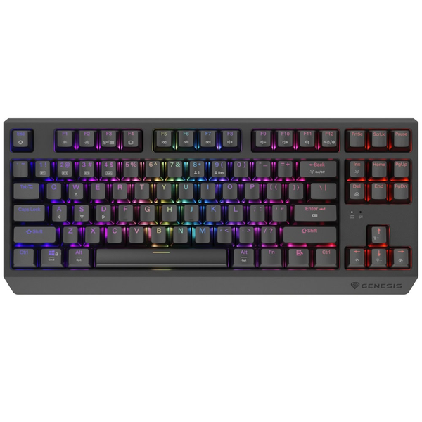 GENESIS Thor 230 TKL tastatur Spil USB + RF Wireless + Bluetooth QWERTY Sort