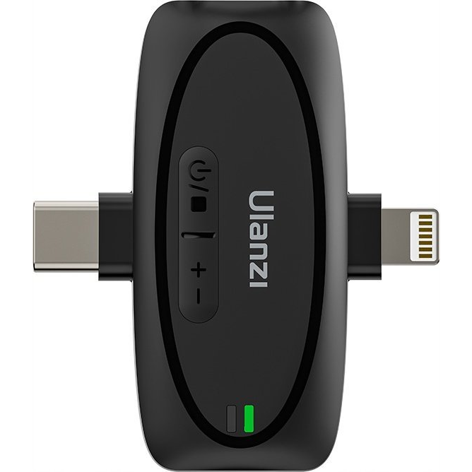 ULANZI A020GBB1 V6 3-in-1, 2db vezeték nélküli lavalier mikrofon, lighting, usb-c, 3.5mm jack (SB8782)