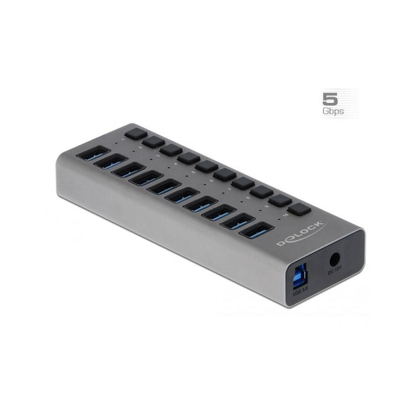 DeLOCK 63670 a rozbočovače USB 3.2 Gen 1 (3.1 Gen 1) Type-B 5000 Mbi