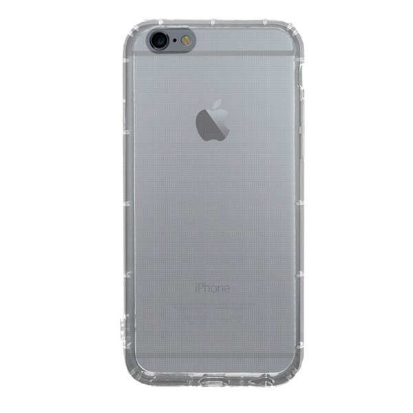 Szilikon telefonvédő (közepesen ütésálló, légpárnás keret) ÁTLÁTSZÓ [Apple iPhone 6S 4.7] (5996457745012)