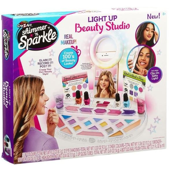 Shimmer 'n Sparkle Szépségszalon körlámpával (17346) (S17346)