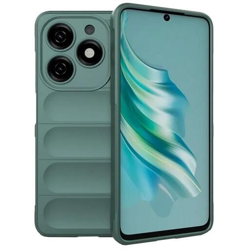 Gigapack Tecno Spark 20 4G szilikon tok sötétzöld (GP-157793) (GP-157793)