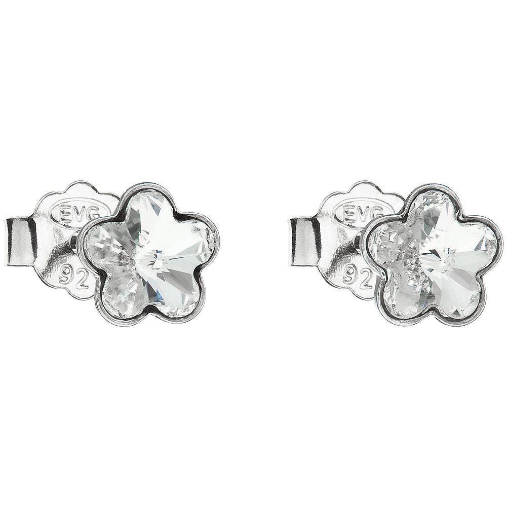 EVOLUTION GROUP 31080.1 virágcsokor formájú, Swarovski kristályokkal, (Ag, 925/1000, 0,7 g, fehér) (8590962318616)