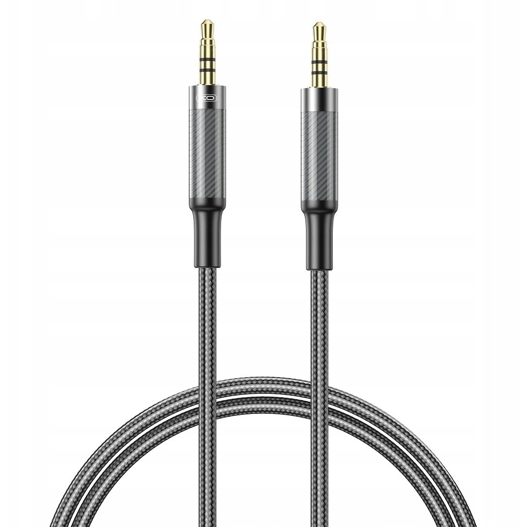 XO NB-R279C Audiokábel 3.5mm Jack - 3.5mm Jack 1,0m - Fekete (NB-R279C)