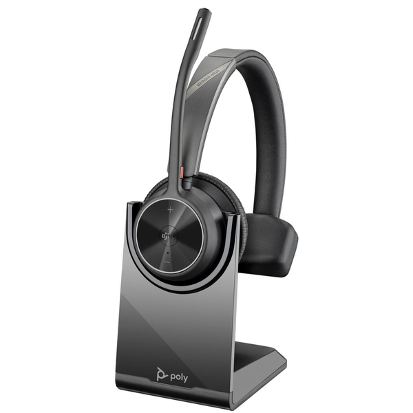 Poly Voyager 4310 UC Mono Bluetooth Headset USB-A Fekete