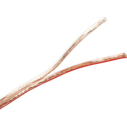 Logilink hangszóró beépítő kábel, 2x 1,5 mm2 átlátszó 10m (CA1079)