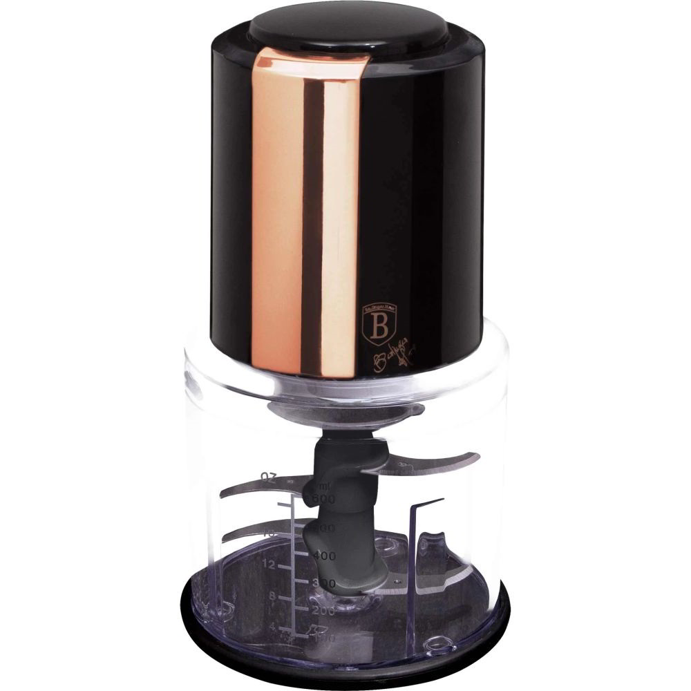 Berlinger Haus BH/9162A 2 az 1-ben mini Elektromos Aprító 0,6L 200 Watt - Rosegold / Fekete (BH/9162A)