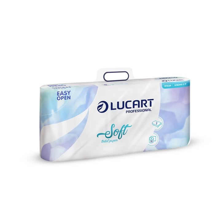 Lucart Soft toalettpapír kistekercses 10db fehér (811C09) (L811C09)