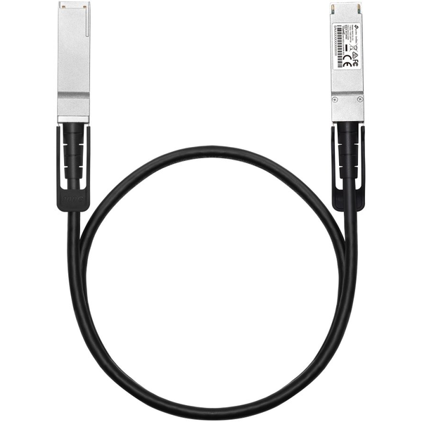 TP-Link Omada SM9220-1M InfiniBand og fiberoptisk kabel QSFP28 Twinax Sort