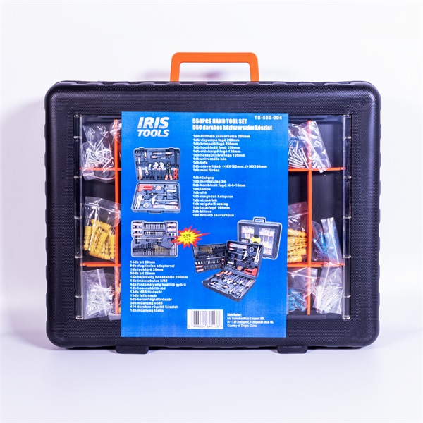 IRIS TOOLS TS-550-004 550 darabos kéziszerszám készlet (TS-550-004)