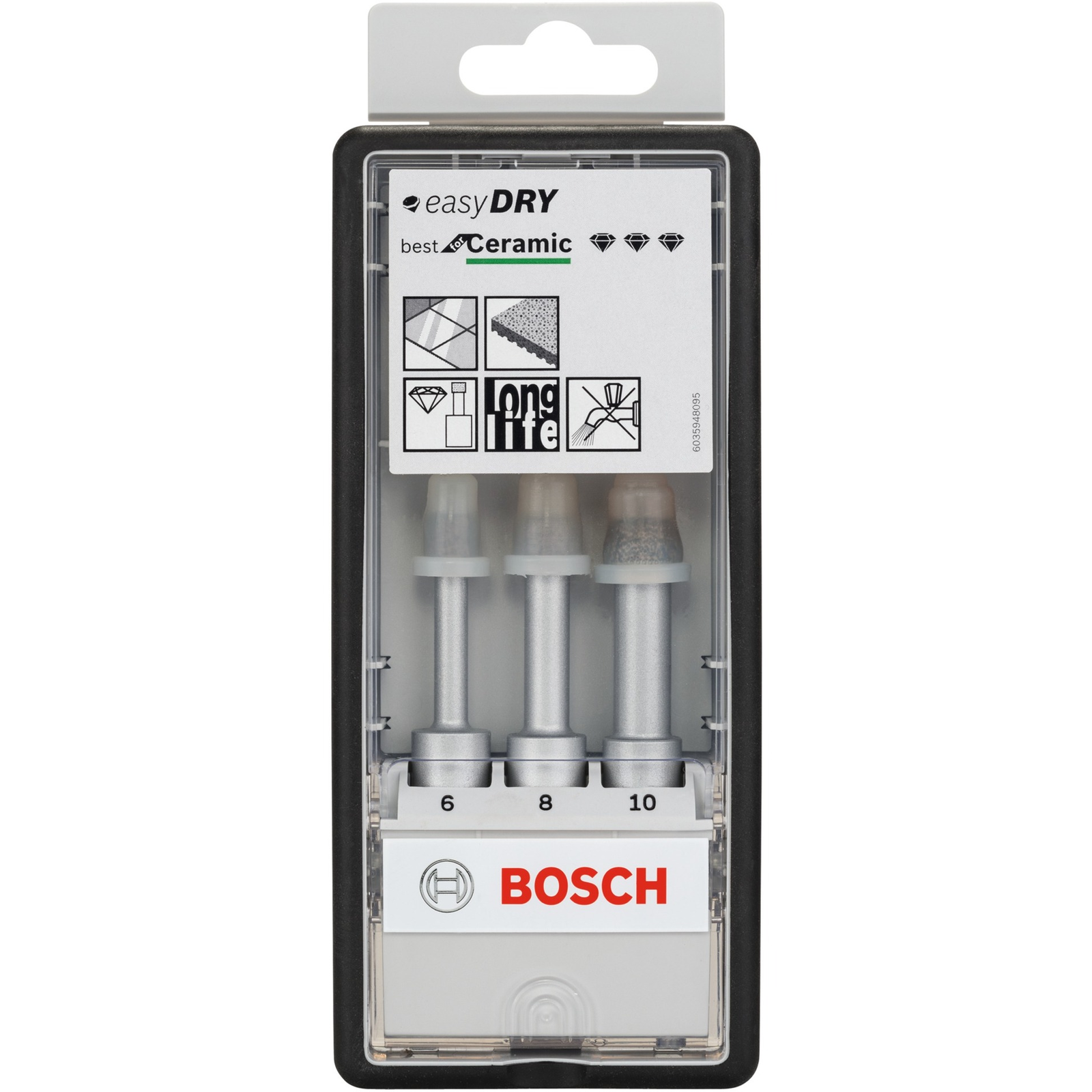 Bosch 2608587145 Robust Line Gyémántfúró készlet (3 db / csomag) (2608587145)