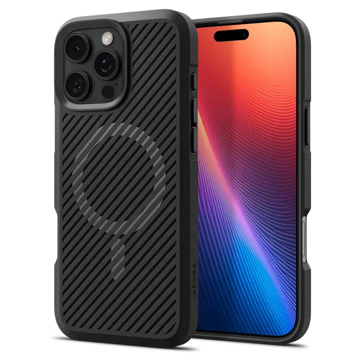 Spigen Core Armor MagFit iPhone 16 Pro tok fekete (ACS08158) (ACS08158)