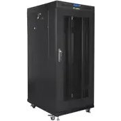 32U | 600x1000mm skříň RACK 19 | serverová | do 1200 kg | s LCD termostatem