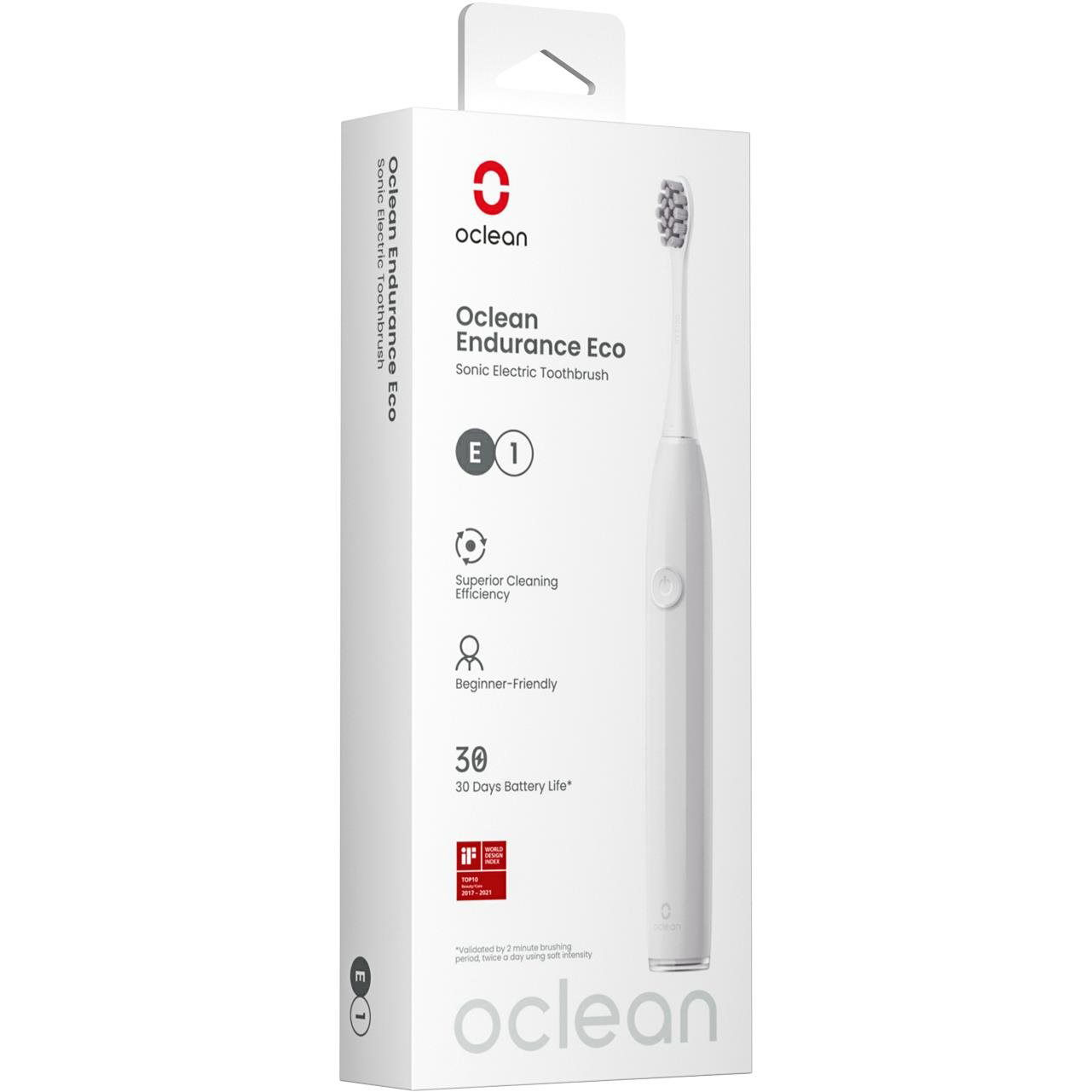 Oclean Endurance ECO Elektromos Fogkefe Szónikus Fehér 6970810553338 (6970810553338)