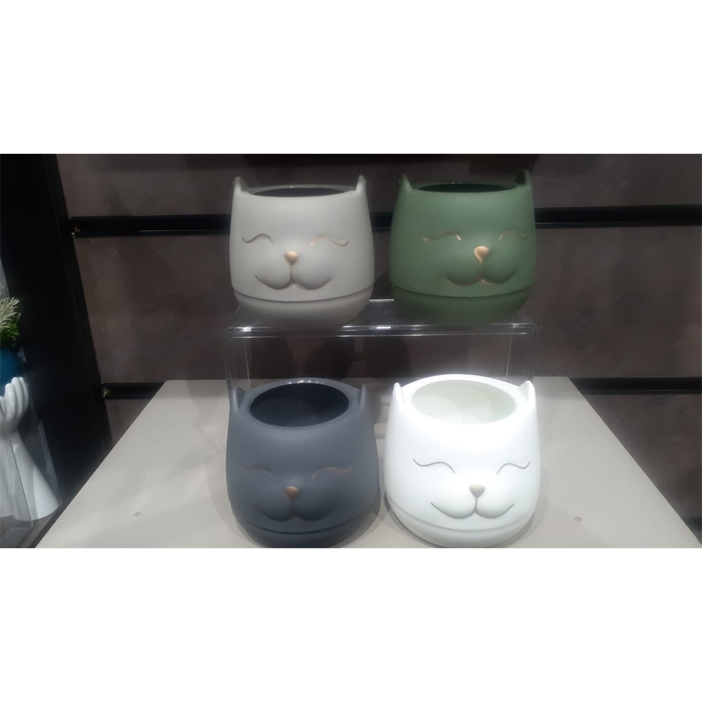 Iris E5769 Macskafej alakú 9x9cm Műanyag Cserép - Többféle (E5769)