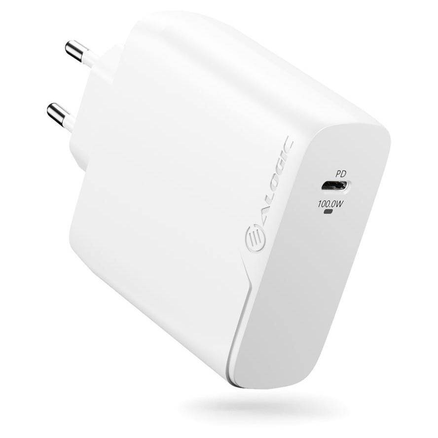 Alogic Ladegerät 100W USB-C EU-Plug weiß (WCG1X100-EU)