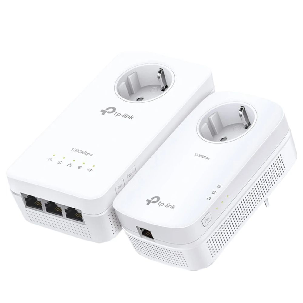 TP-Link TL-WPA1300P KIT 1300 Mbit/s Ethernet/LAN csatlakozás Wi-Fi Fehér 2 dB (TL-WPA1300P KIT(DE))