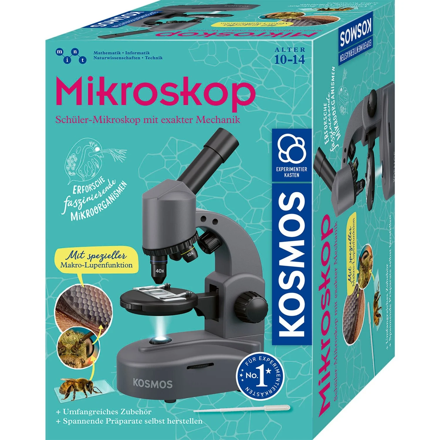 Kosmos mikroszkóp kísérleti készlet LED világítással (636098)