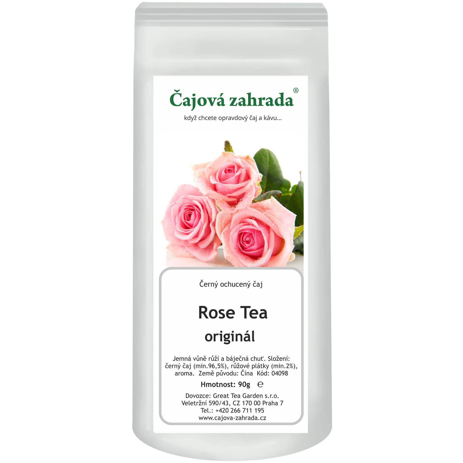 Tea Garden Rose Tea - black flavored tea, 500g (5098)