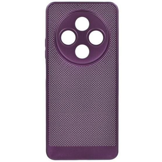 Gigapack Xiaomi Redmi 14C 4G légáteresztő, lyukacsos műanyag tok lila (GP-164946) (GP-164946)