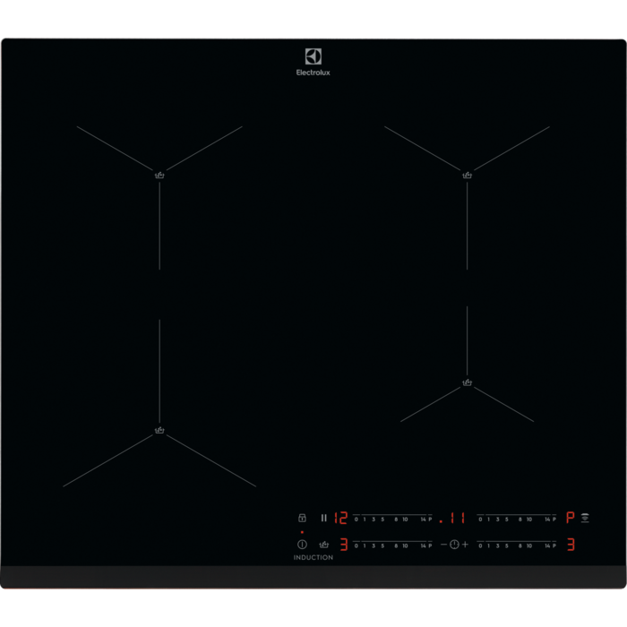 Electrolux EIS62443 SenseBoil Beépíthető indukciós főzőlap - Fekete (EIS62443)