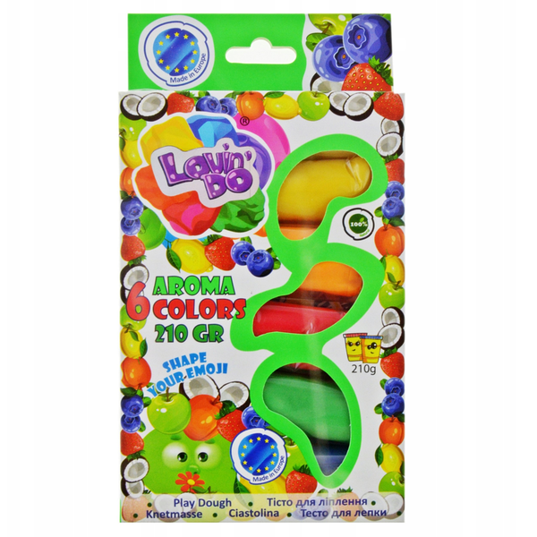 6 COLORS AROMA PLAY DOUGH SET