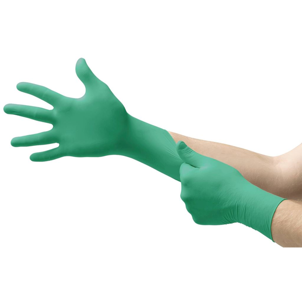 Ansell TouchNTuff eldobható nitril kesztyű 10-es méret 20db/cs zöld (92600VP100)