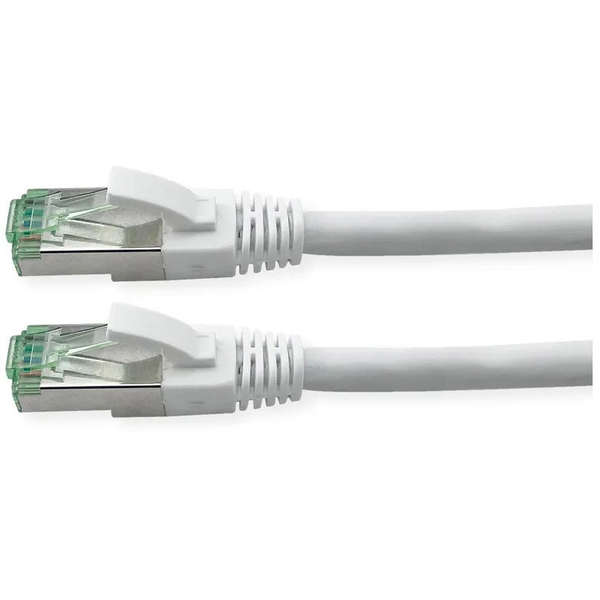ROLINE RM S/FTP (PiMF) Patch Cord Cat.6A, biały, 0,5 m