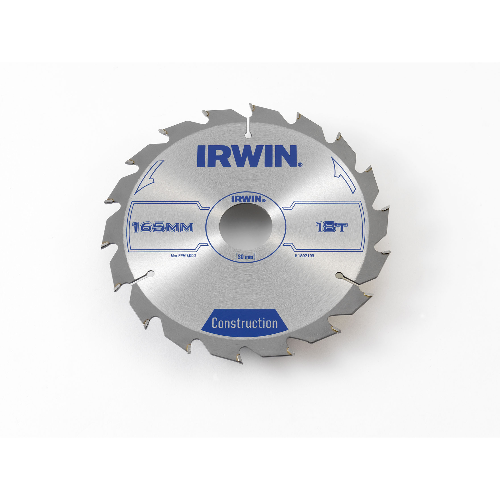 IRWIN Fűrésztárcsa Fához 165 x 30 mm / 18T (1897193)