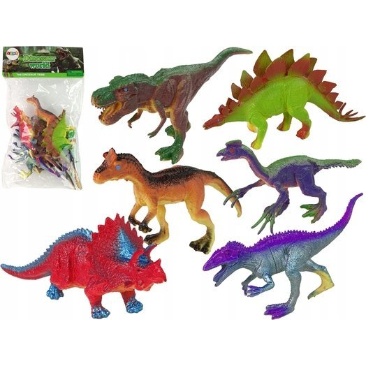 Színes Dinoszaurusz Figurák 6 Db 14412 (14412)