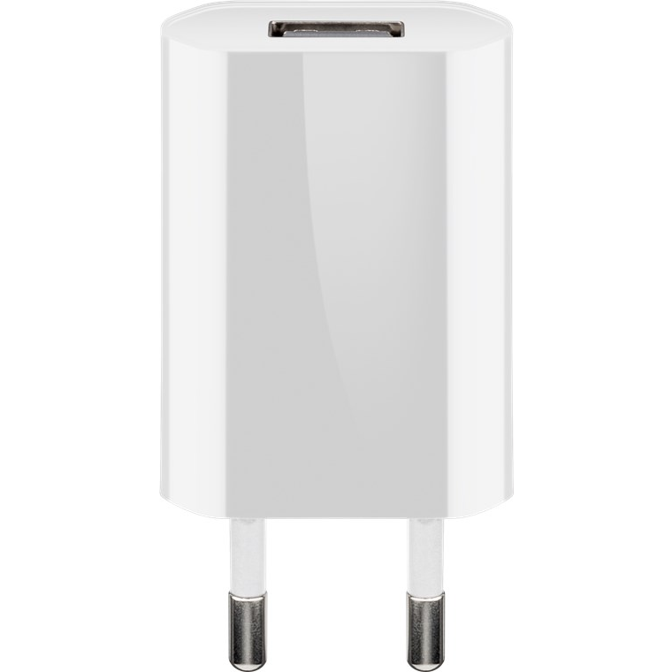 Goobay 44950 Hálózati USB-A töltő - Fehér (5V / 1A) (44950)