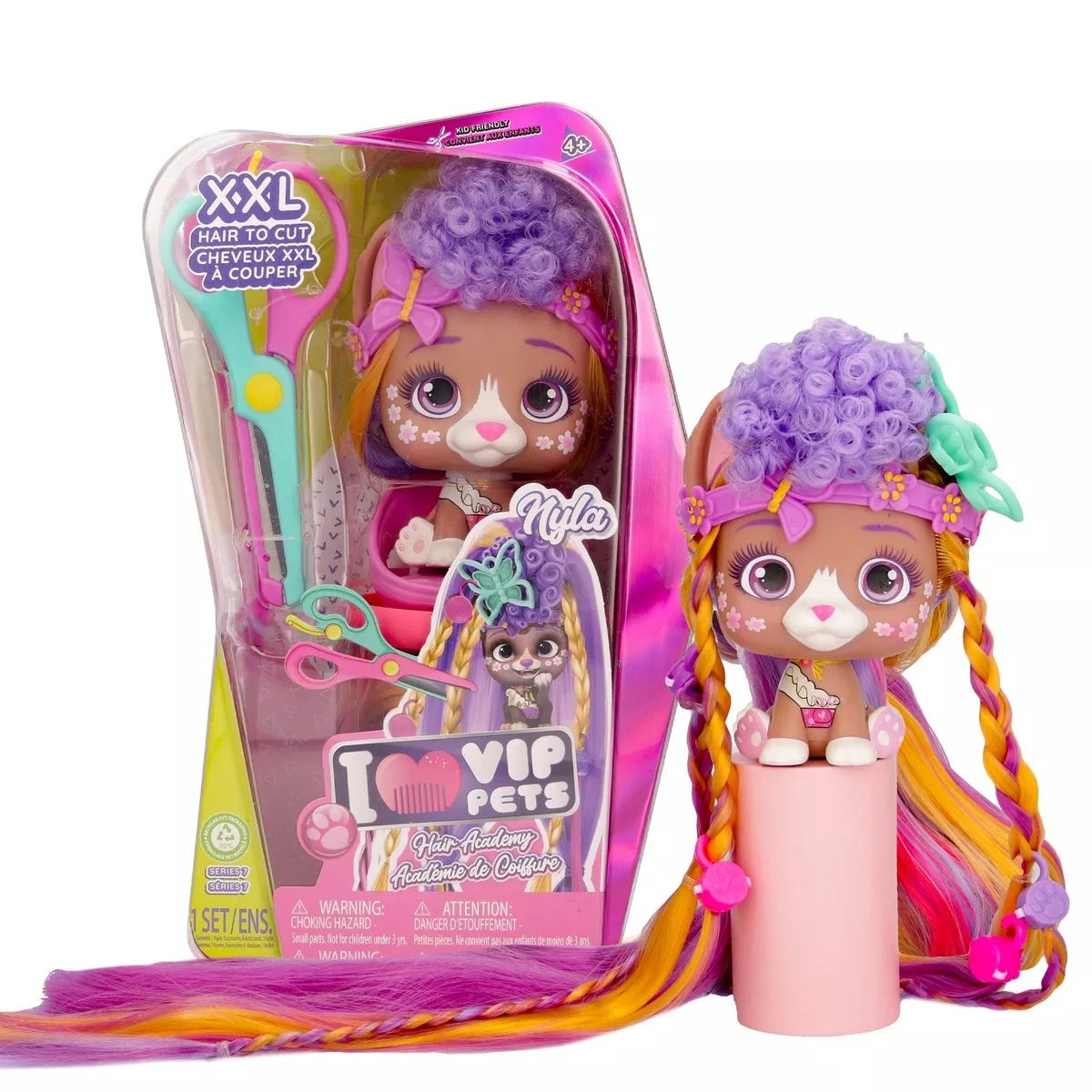 Imc Toys I Love VIP Pets - Hair Academy kutya figura - Nyla (IMC715271)