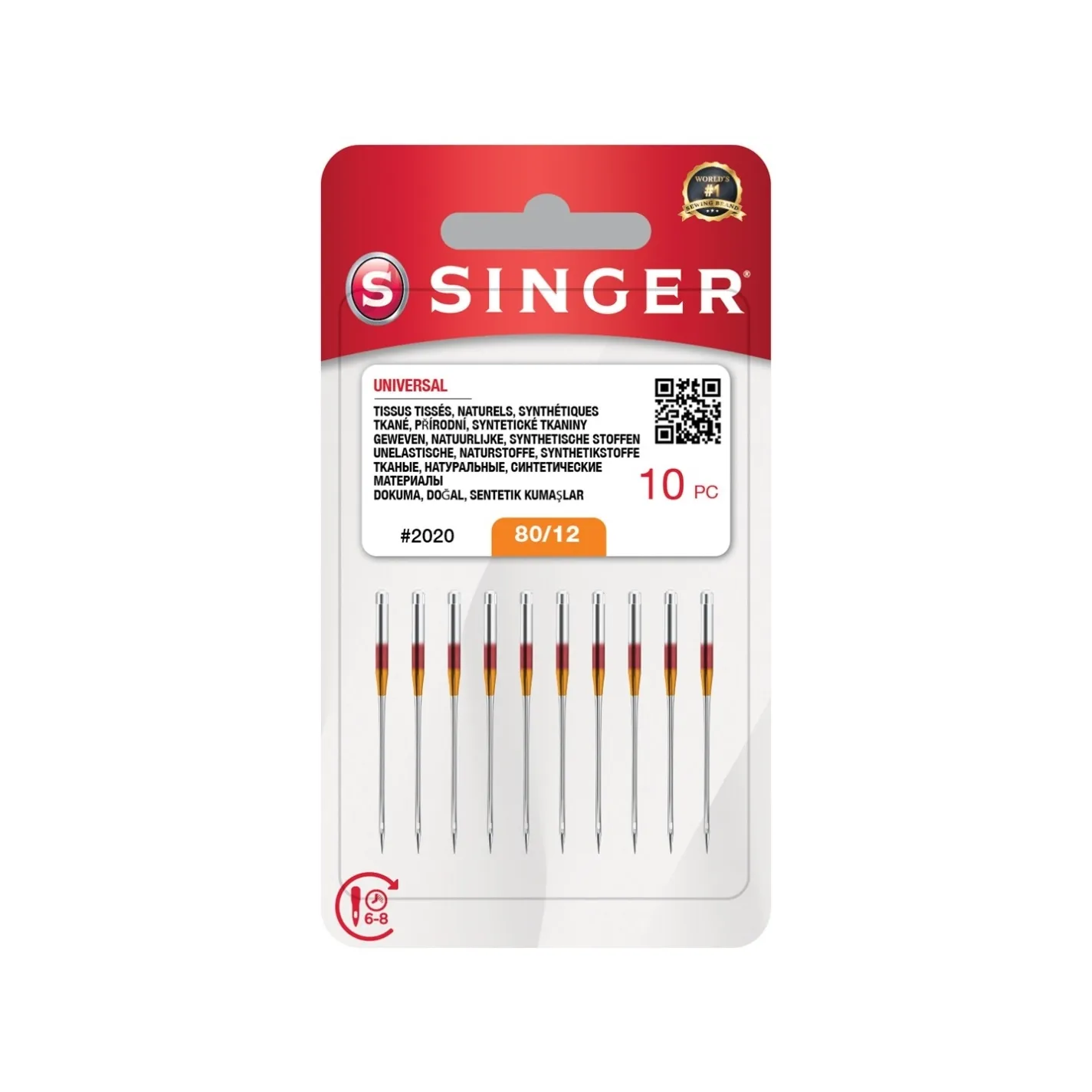 Singer Universal 2020 80/12 Varrógéptű (10db / csomag) (N202011M1003)