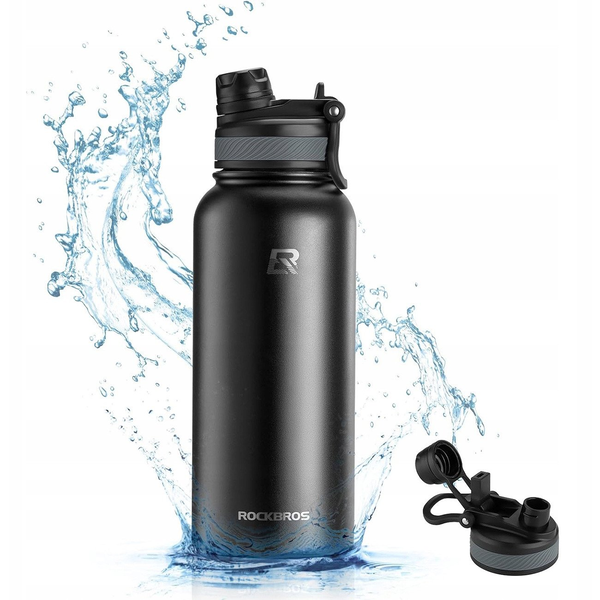 Rockbros 35210029001 thermal bottle for bicycle drinks 550 ml - black