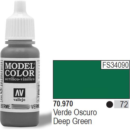 Vallejo Model Color Deep Green Akrilfesték 70970 (70970)