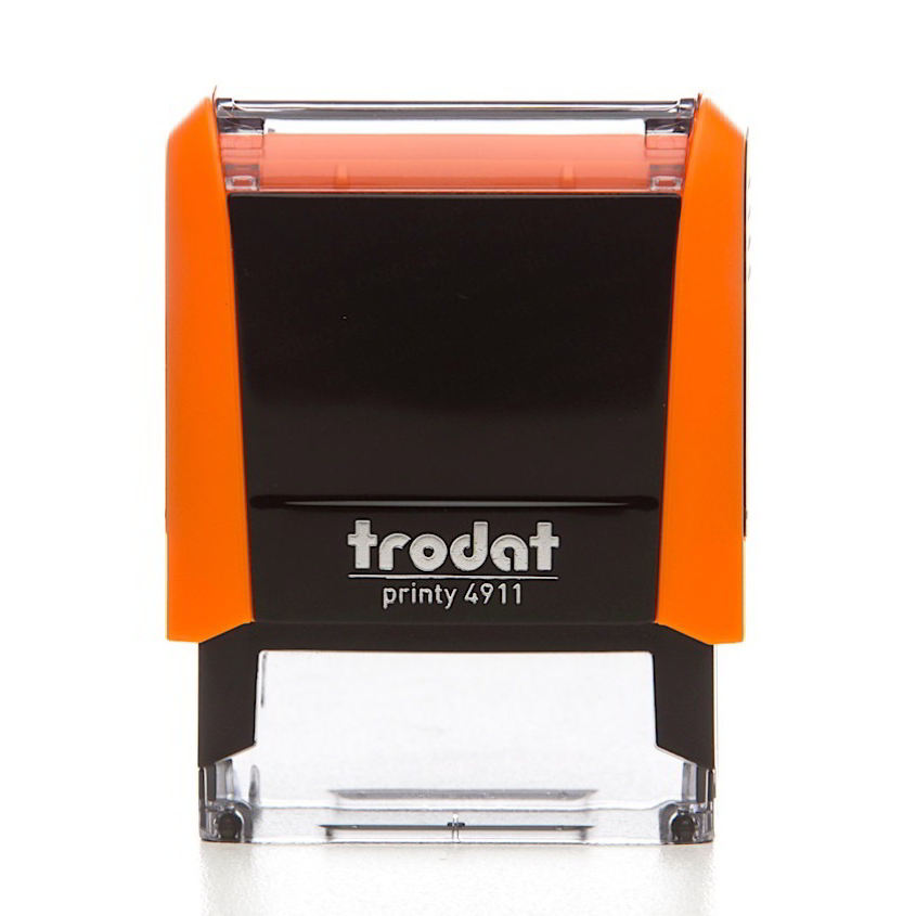 Trodat 4911 Printy 4.0 Szövegbélyegző - Neon narancs (4911/NEONN)