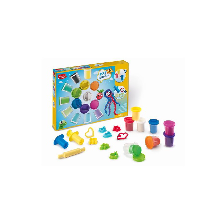 Maped Creatív Pat Dough Gyurma és formázó készlet (32 darabos) (907217)