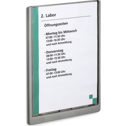 Durable Névtábla 486737 (Sz x Ma) 210 mm x 297 mm Grafit 486737 (486737)