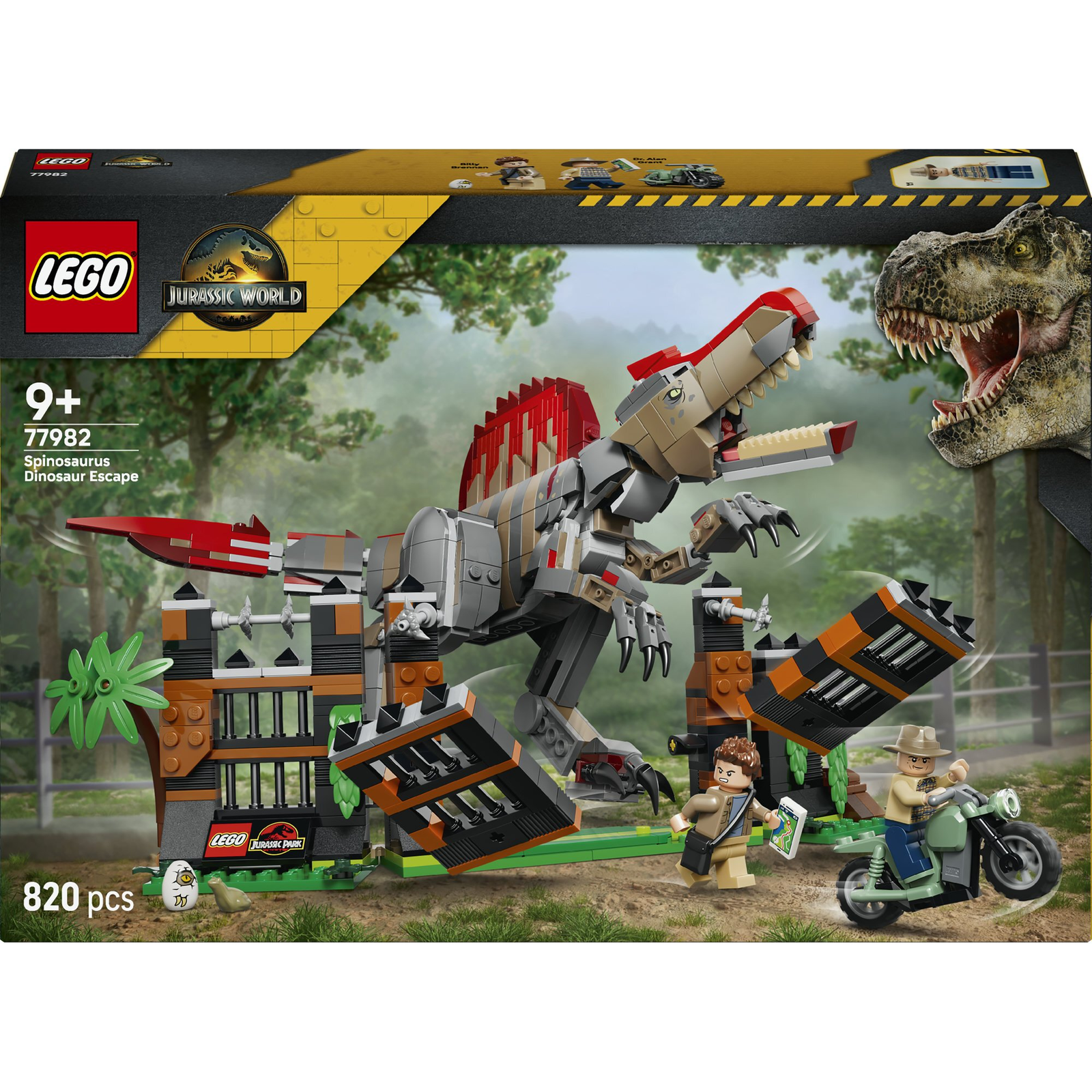 LEGO Jurassic World 77982 Útek dinosaura spinosaura