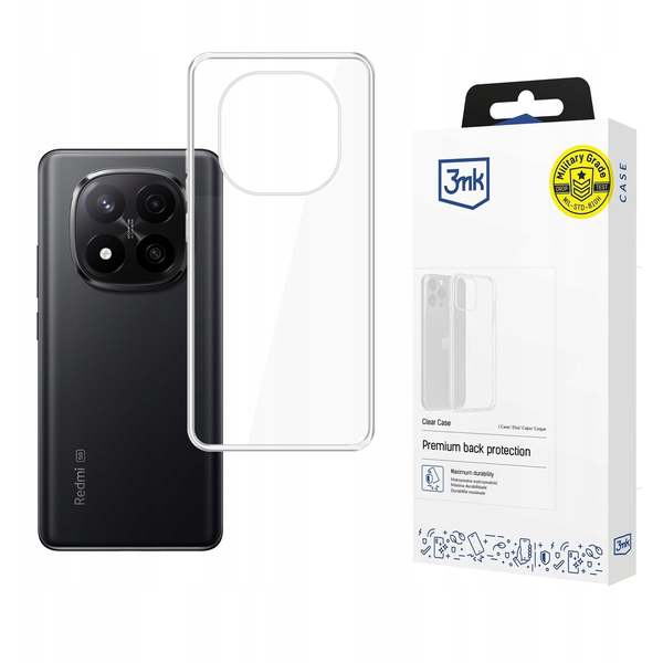 Kryt 3mk pre Xiaomi Redmi Note 15 bezfarebný