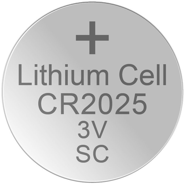 XCell Batterie Knopfzelle CR2025 3V 160mAh   5St.