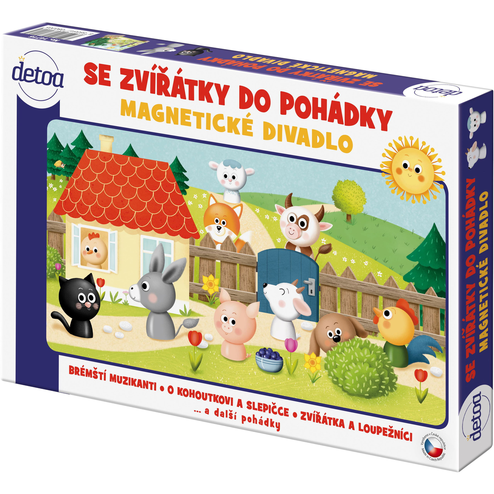 Detoa mágneses színház meseállatokkal (8593547080205)