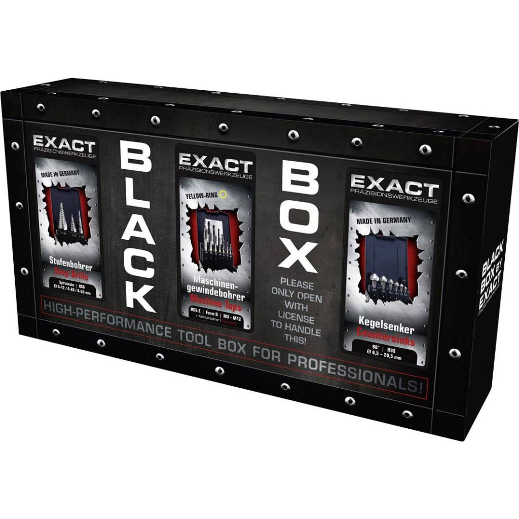 Exact 70611 gépi menetfúró készlet, M3 - M12 (ex70611)