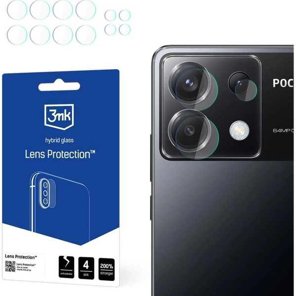 SKLO NA OBJEKTÍV PRE POCO X6 5G - 3MK LENS PROTECTION