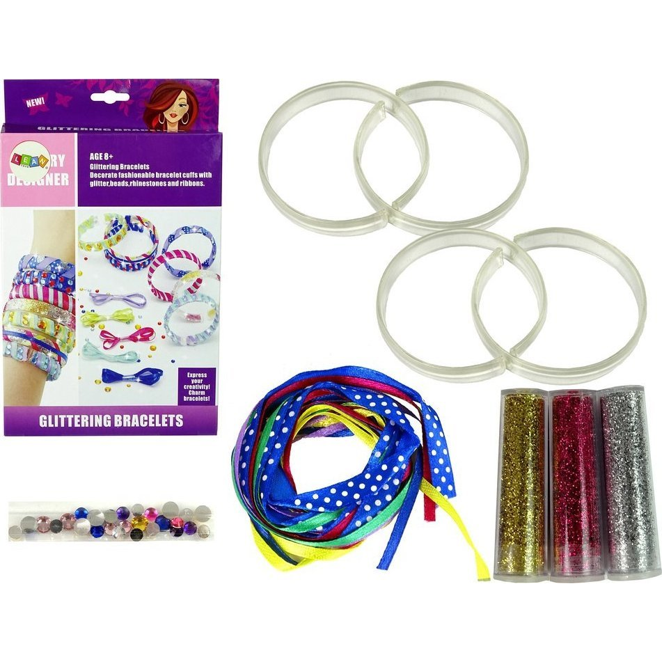 DIY Csillogó Szalag Készítés Karkötők 10866 (10866)