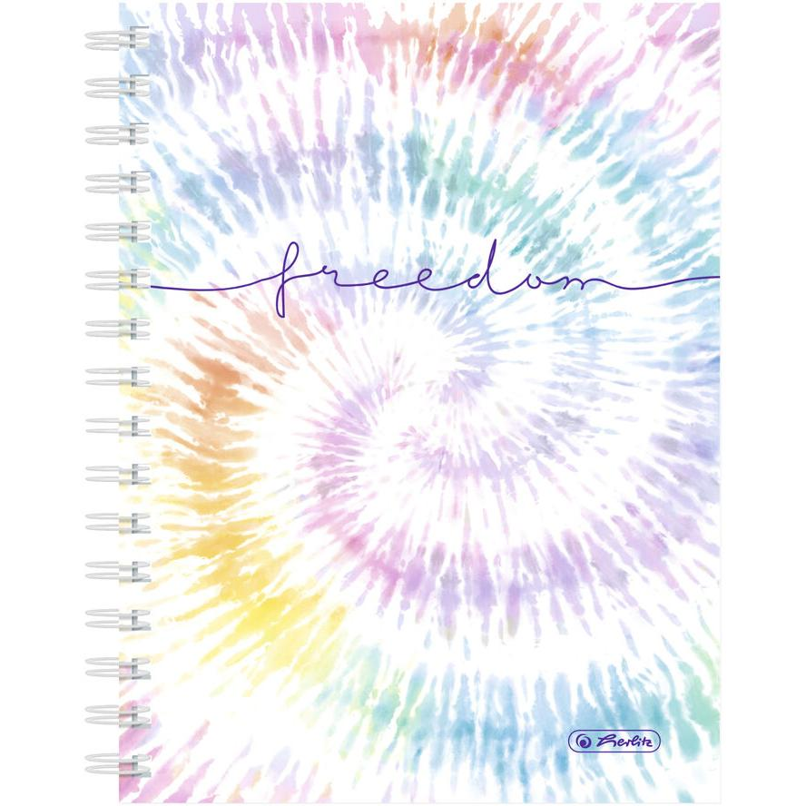 Herlitz Spiralboutiqueb. A5 100Bl.kar. New Batik Freedom (50044108) (50044108)