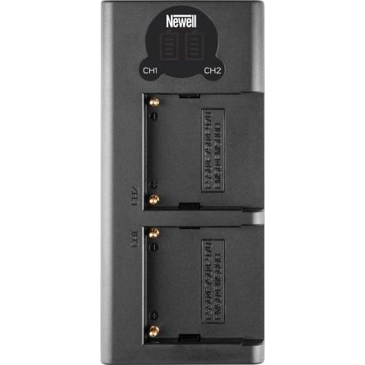 NEWELL DL-USB-C dupla töltő NP-F550/770/970 akkumulátorhoz (NL2120)