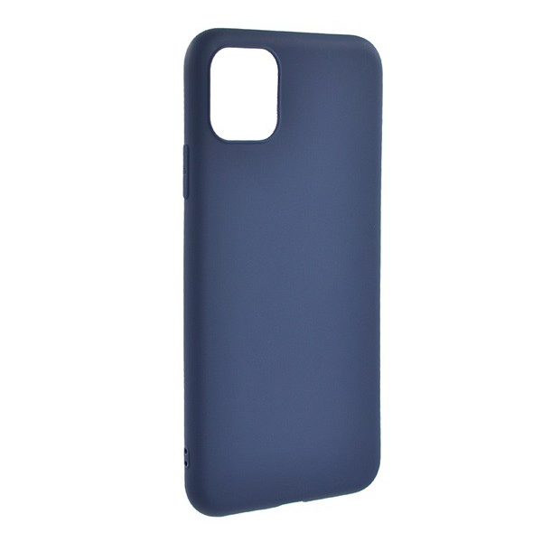 Szilikon telefonvédő (matt) SÖTÉTKÉK [Apple iPhone 11] (5996457904860)