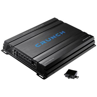 Crunch 1 csatornás digitális végfok 2200 W Hangerő-/basszus-/magasság szabályozás Alkalmas (autómárka): Universal (GPX2200.1D2)