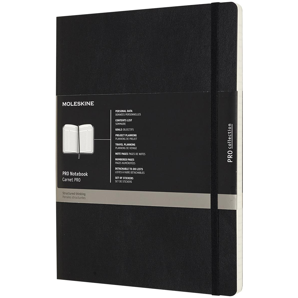 MOLESKINE Professional XL, puha borító (PROPFNTB4SBK)